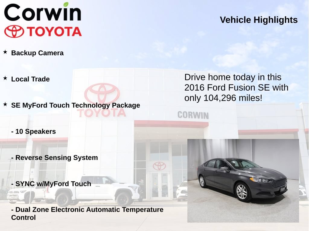 Used 2016 Ford Fusion SE FWD image 6