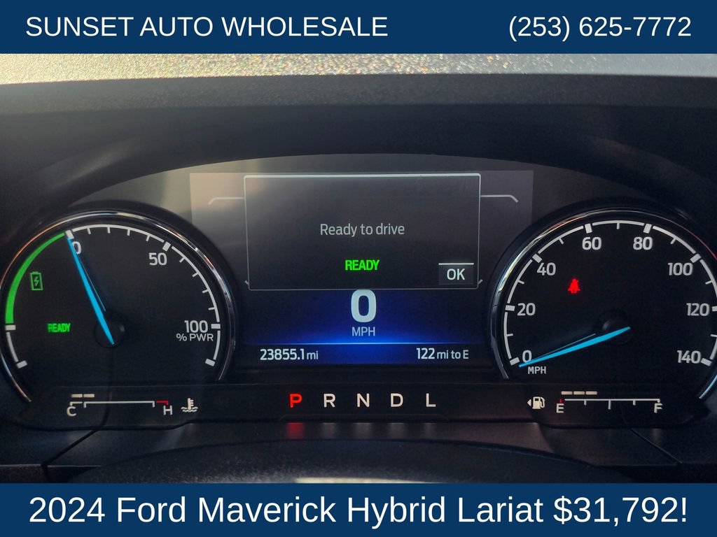 Used 2024 Ford Maverick Lariat w/ Black Appearance Package FWD image 30