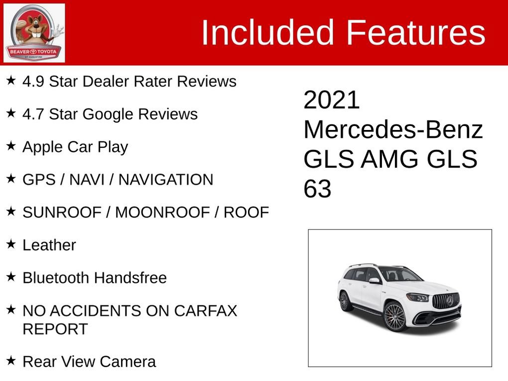 Used 2021 Mercedes-Benz GLS 63 AMG 4MATIC image 4