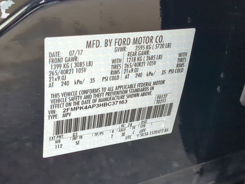 Used 2017 Ford Edge Sport w/ Equipment Group 401A image 32