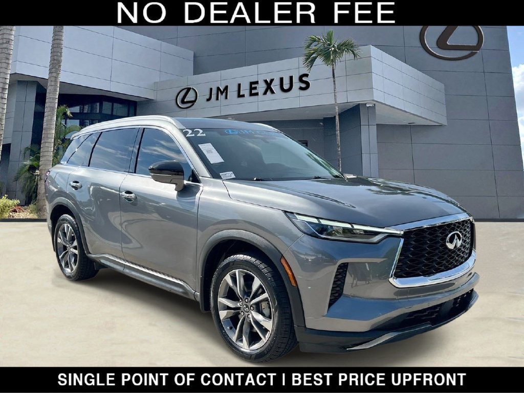 Used 2022 INFINITI QX60 Luxe w/ Cargo Package FWD image 1