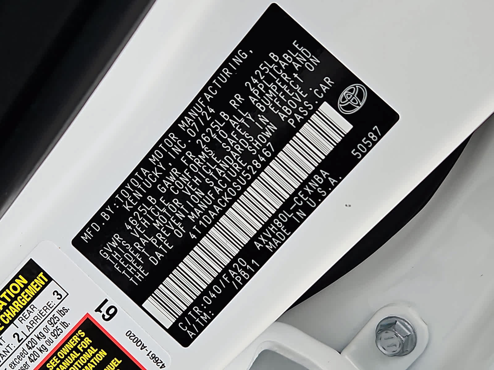 Used 2025 Toyota Camry LE FWD image 38