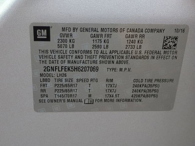 Certified 2017 Chevrolet Equinox LT image 35