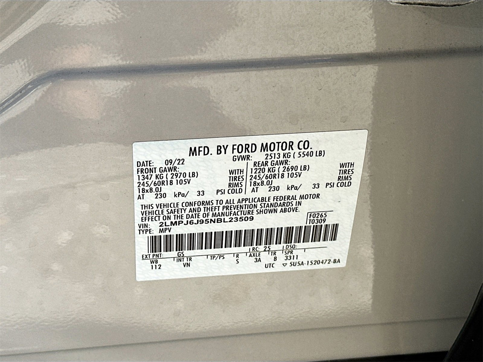 Used 2022 Lincoln Nautilus FWD w/ Premium Package image 32