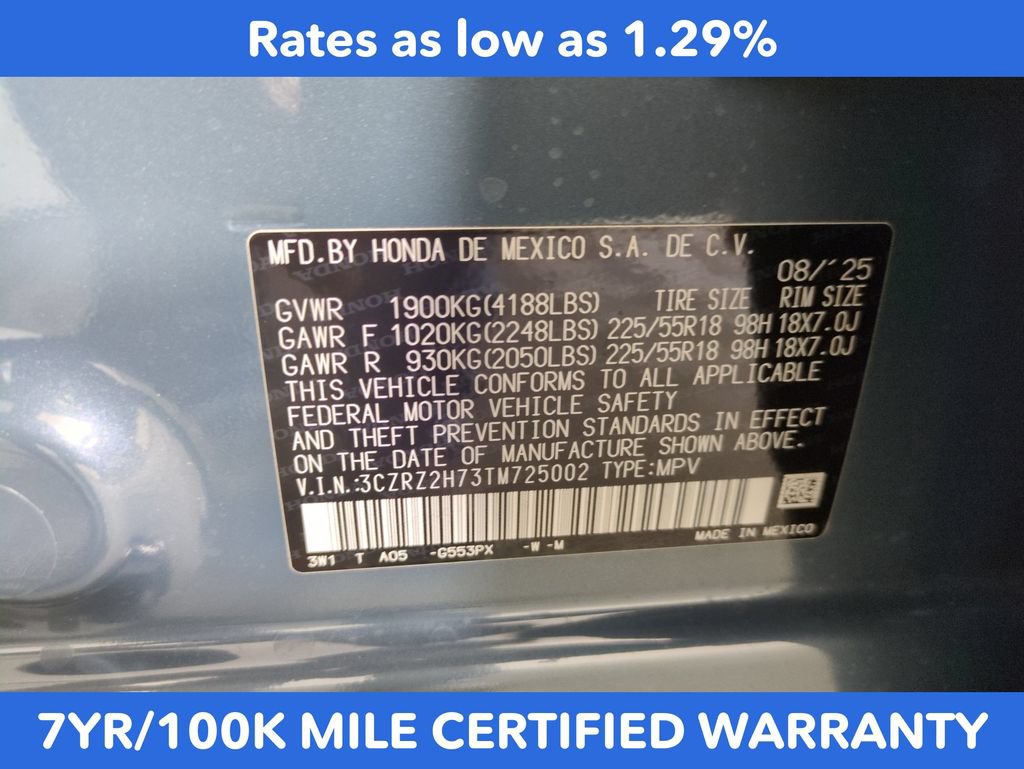Certified 2026 Honda HR-V EX-L image 29