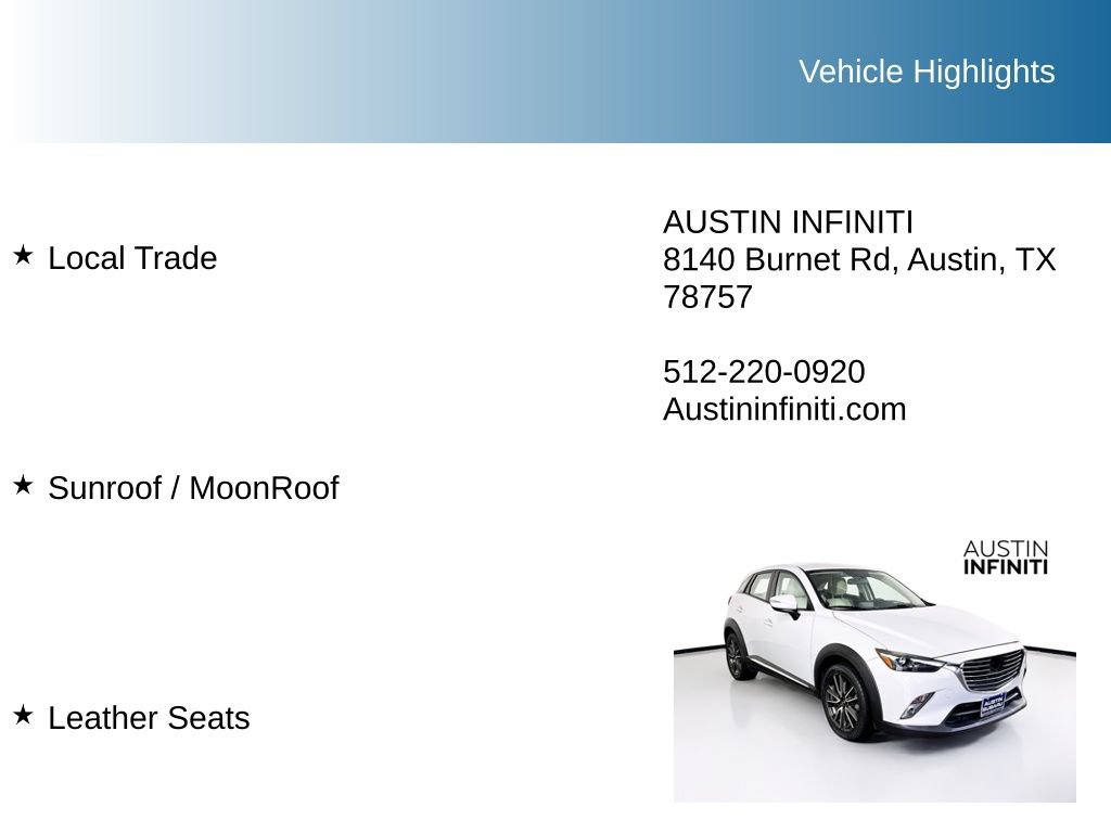 Used 2016 MAZDA CX-3 Grand Touring FWD image 9