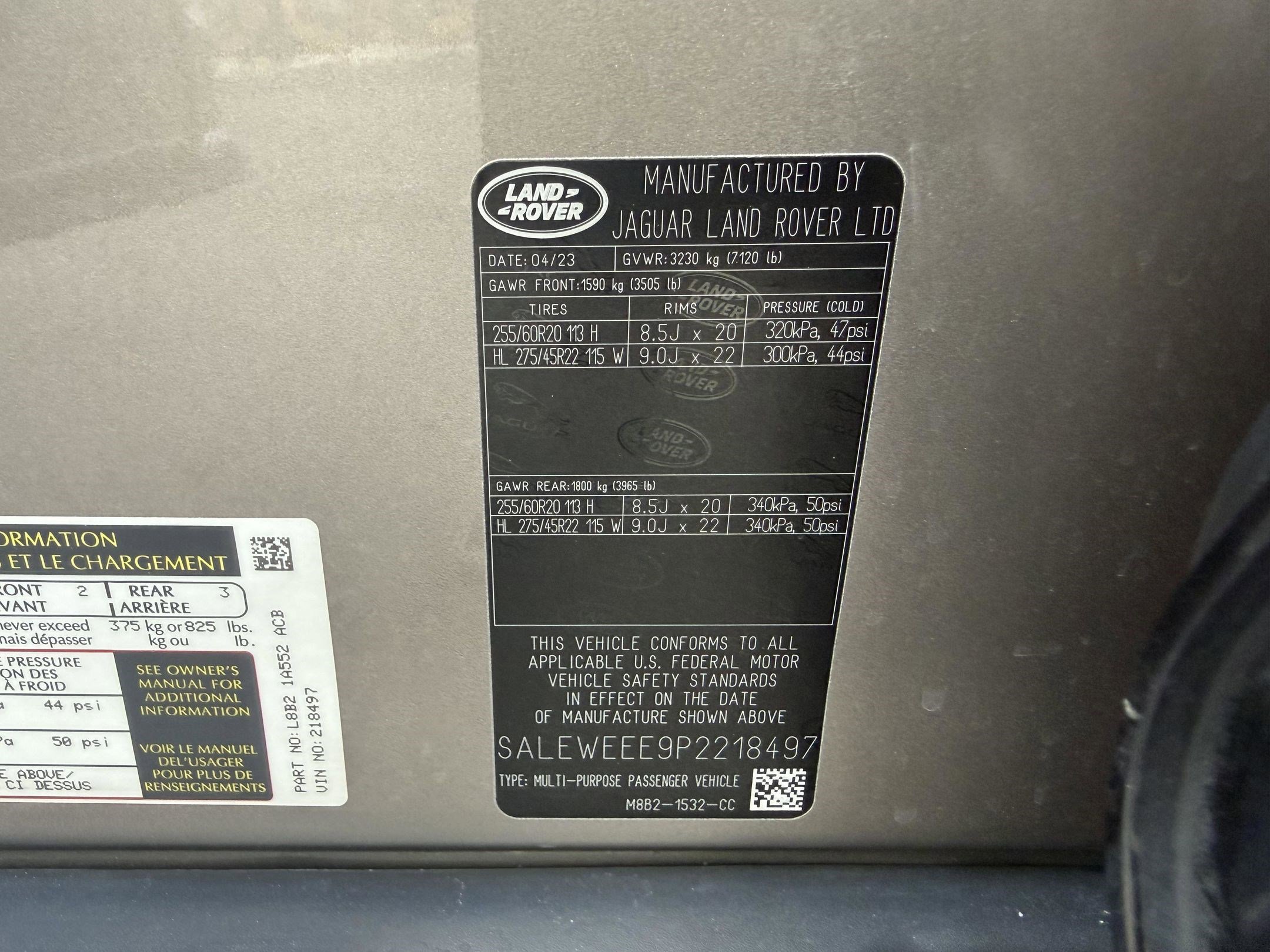 Certified 2023 Land Rover Defender 110 V8 image 20