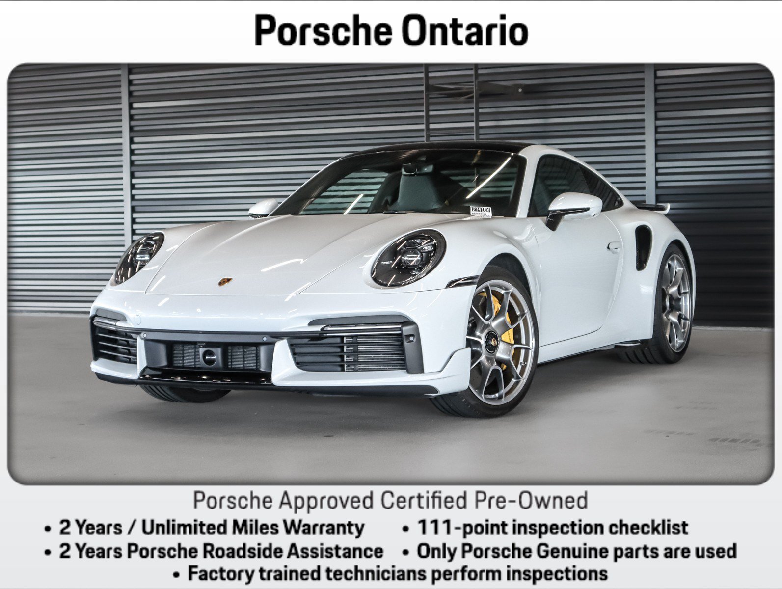Certified 2022 Porsche 911 Turbo S AWD/4WD image 1