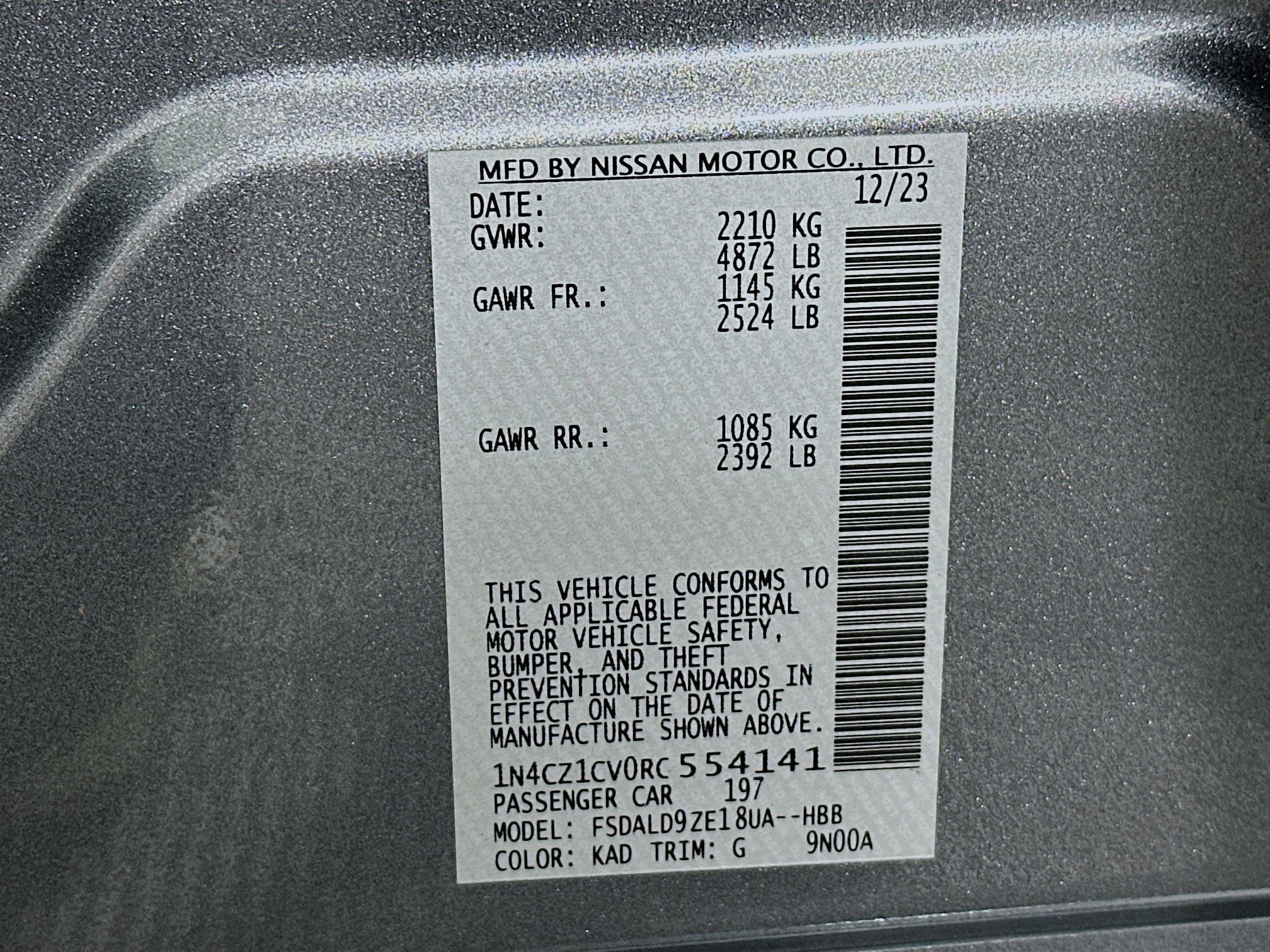 Used 2024 Nissan Leaf SV Plus image 15