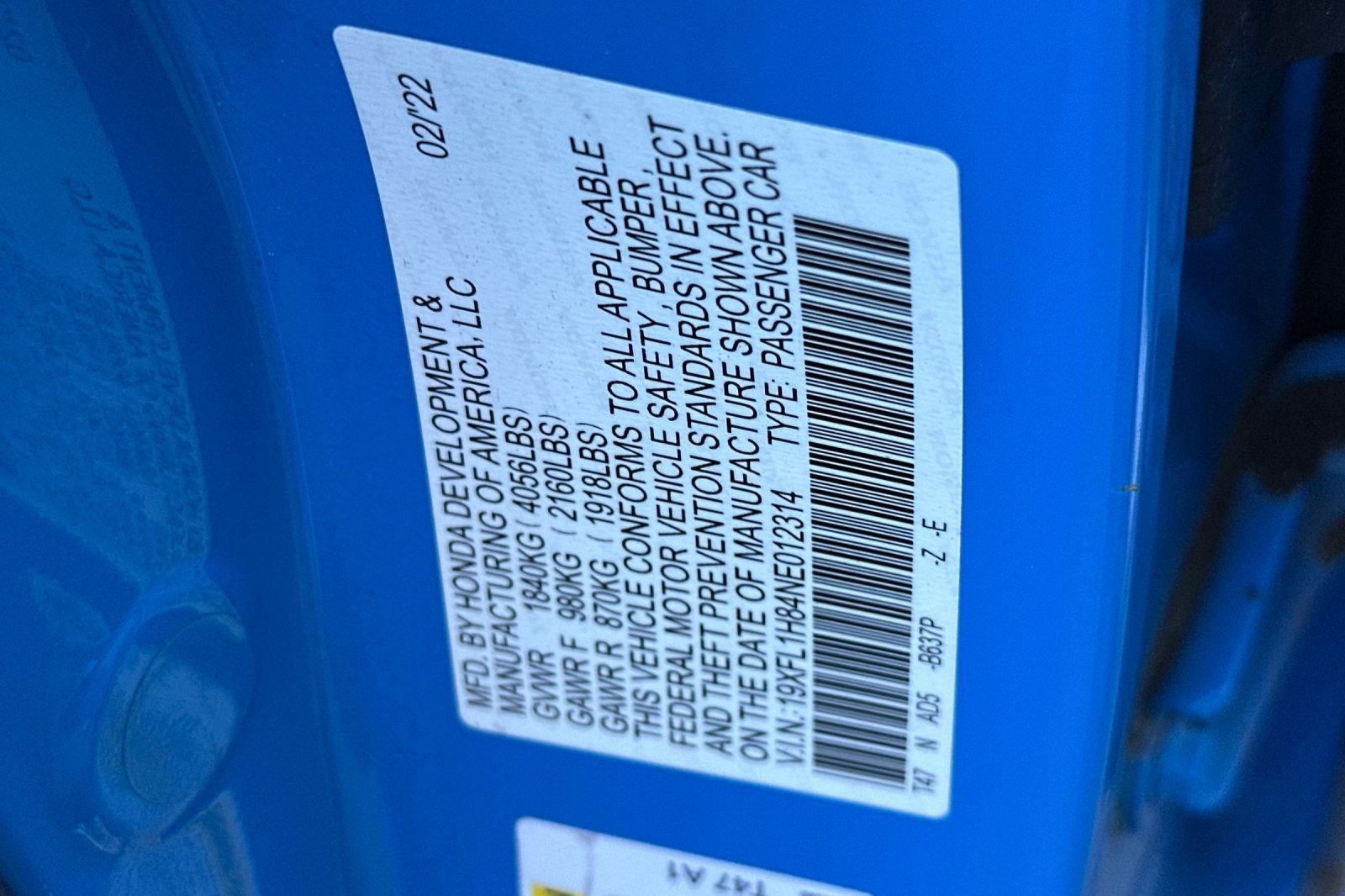 Used 2022 Honda Civic Sport Touring image 30