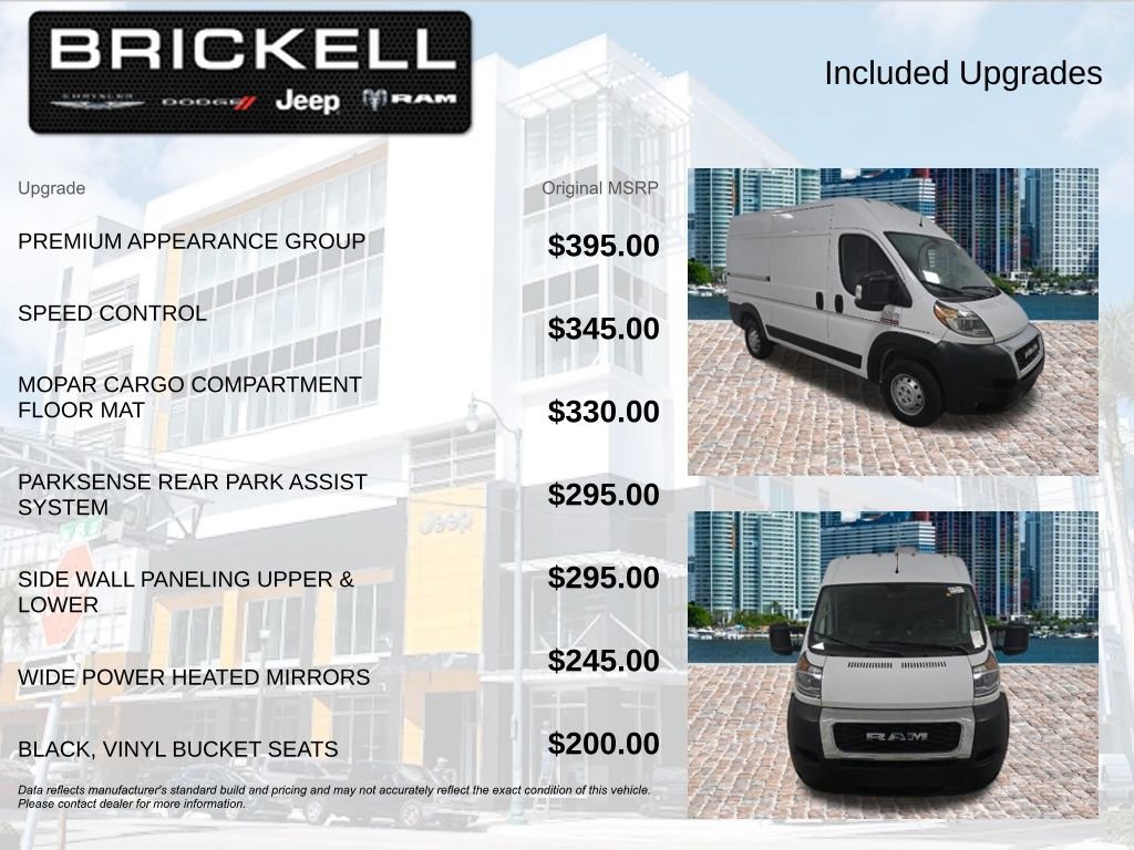 Used 2020 RAM ProMaster 1500 w/ Premium Appearance Group FWD image 5