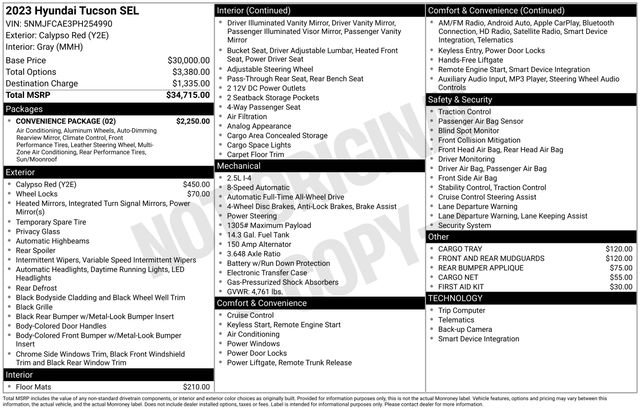 Certified 2023 Hyundai Tucson SEL w/ Convenience Package image 4