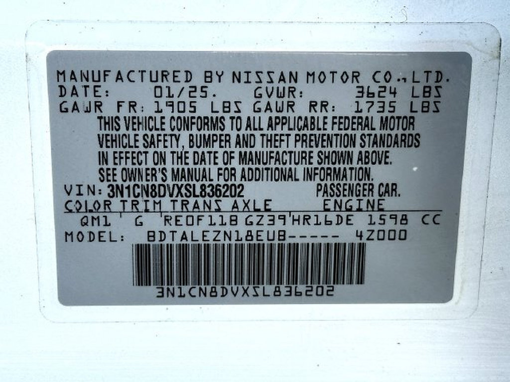 Used 2025 Nissan Versa S FWD image 31