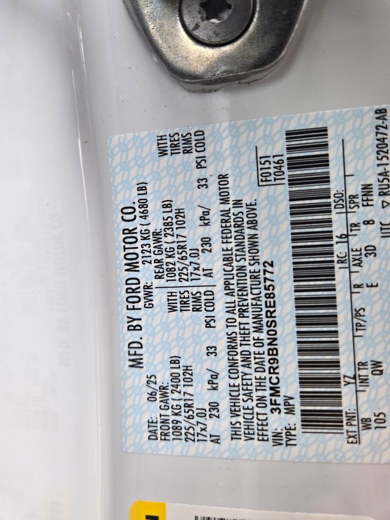 Used 2025 Ford Bronco Sport Big Bend w/ Convenience Package image 12