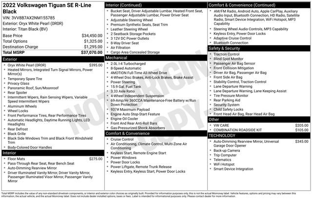 Certified 2022 Volkswagen Tiguan SE R-Line image 39