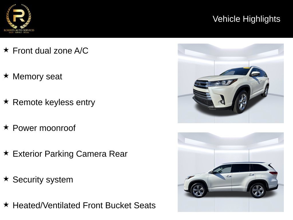 Used 2019 Toyota Highlander Limited FWD image 10