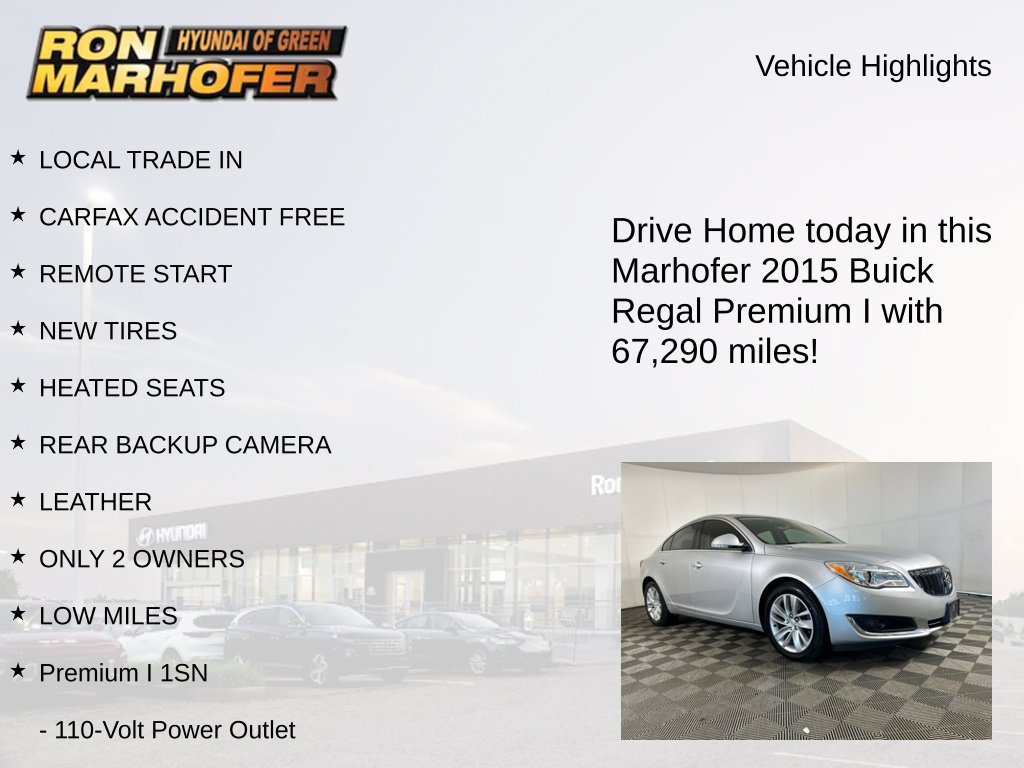 Used 2015 Buick Regal Premium w/ Experience Buick Package FWD image 14