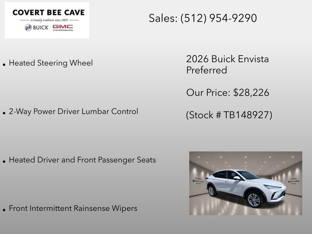 New 2026 Buick Envista Sport Touring w/ Convenience I Package FWD image 24