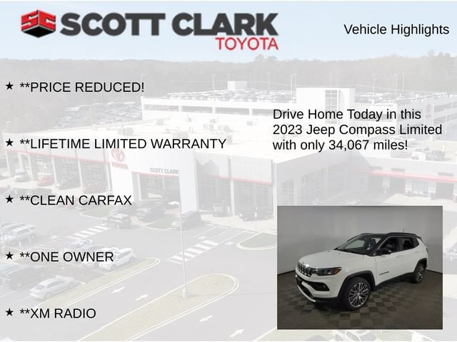 Used 2023 Jeep Compass Limited w/ Elite Group AWD/4WD image 12