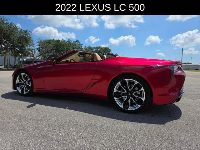 Used 2022 Lexus LC 500 Convertible w/ Touring Package RWD image 5