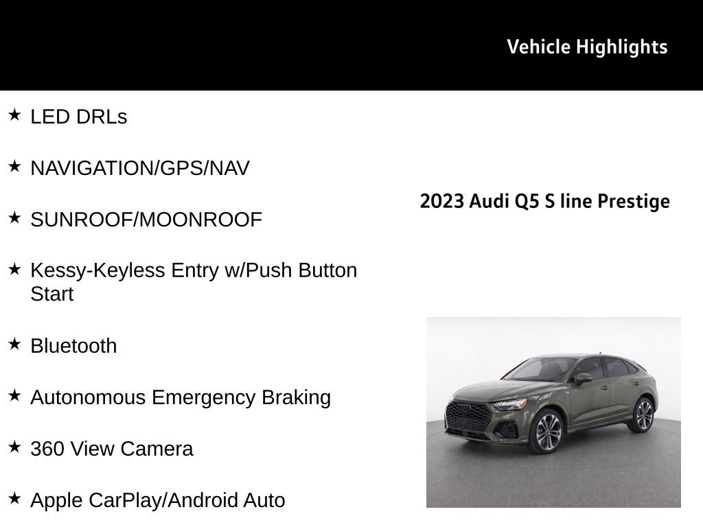 Used 2023 Audi Q5 2.0T Prestige w/ Prestige Package AWD/4WD image 31
