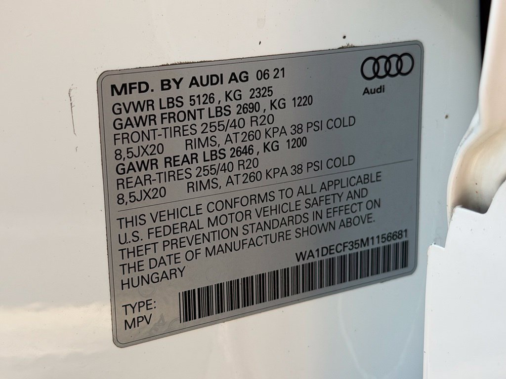 Used 2021 Audi Q3 2.0T Premium w/ Convenience Package AWD/4WD image 54