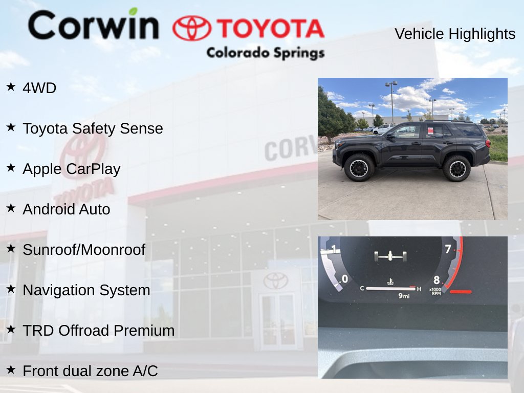 Used 2026 Toyota 4Runner TRD Off-Road Premium AWD/4WD image 14