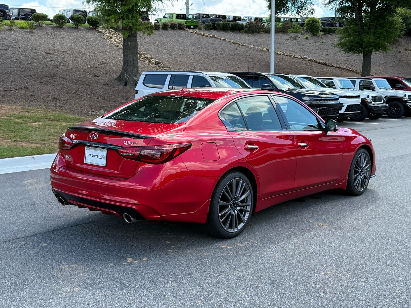 Used 2023 INFINITI Q50 Red Sport 400 w/ Carbon Fiber Package AWD/4WD image 5