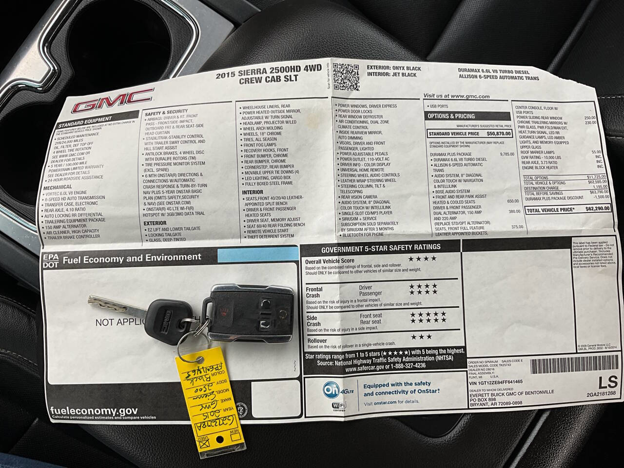 Used 2015 GMC Sierra 2500 SLT w/ Duramax Plus Package image 25