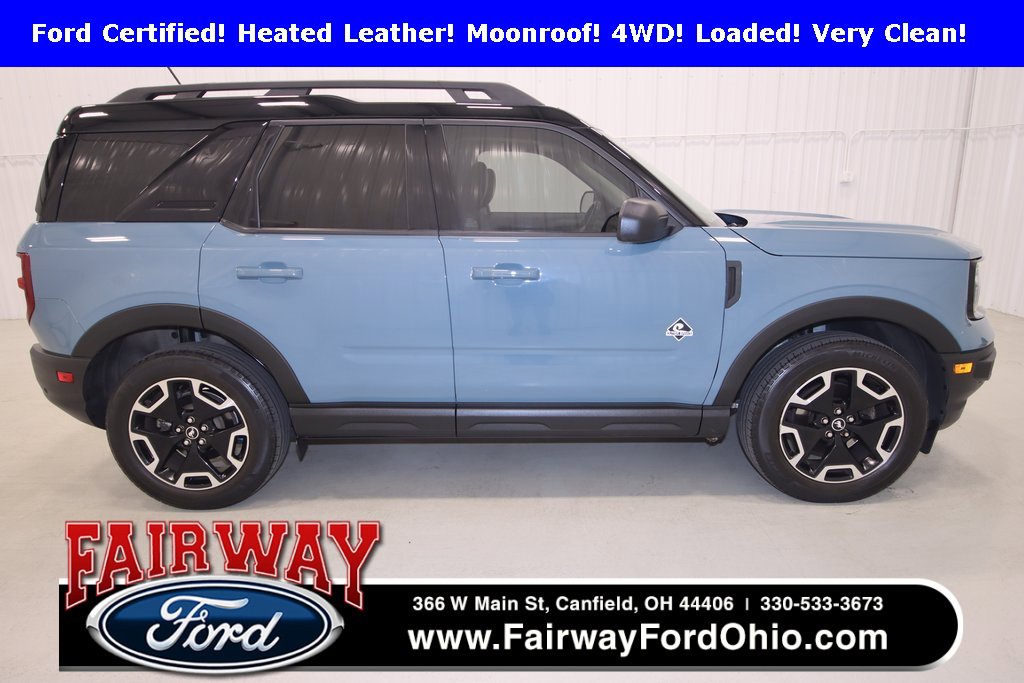 Certified 2022 Ford Bronco Sport Outer Banks w/ Tech Package
