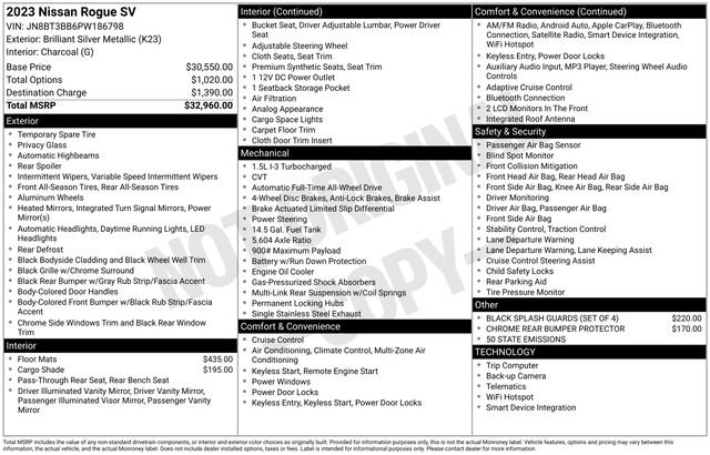 Used 2023 Nissan Rogue SV image 37