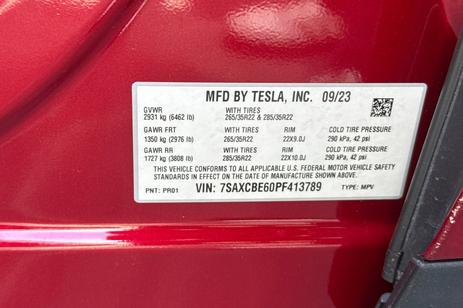 Used 2023 Tesla Model X Plaid AWD/4WD image 38