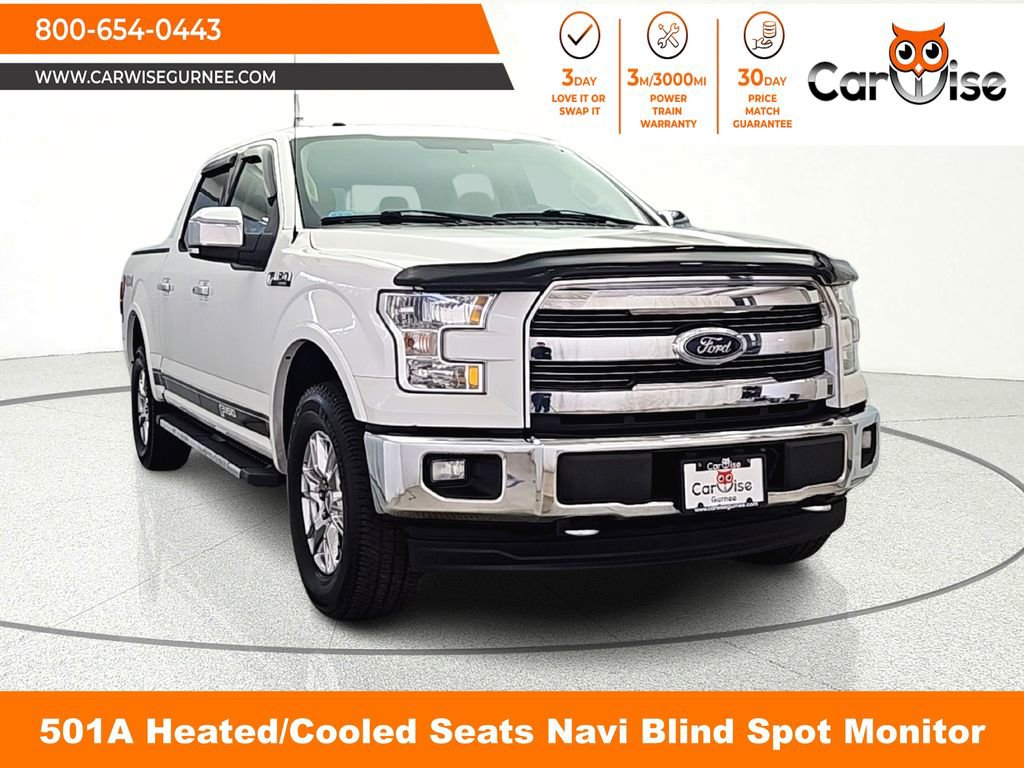Used 2017 Ford F150 Lariat w/ Equipment Group 501A Mid image 1