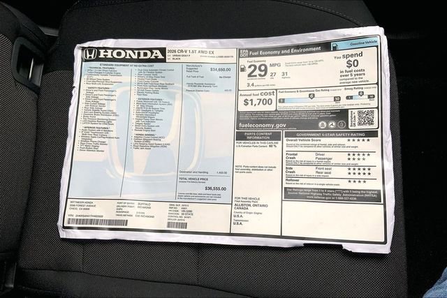 New 2026 Honda CR-V EX image 14