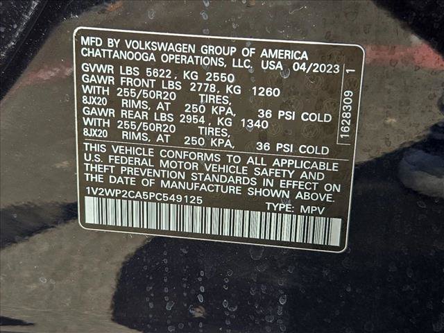 Used 2023 Volkswagen Atlas SE w/ Black Wheel Package FWD image 25