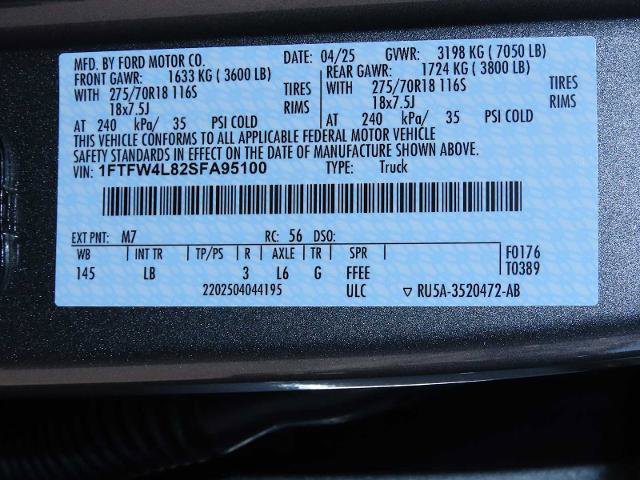 Certified 2025 Ford F150 Tremor w/ Mobile Office Package image 35