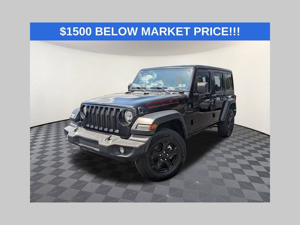 Used 2022 Jeep Wrangler Unlimited Sport AWD/4WD video 1