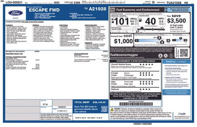 New 2026 Ford Escape Base w/ Class II Trailer Tow Package image 36