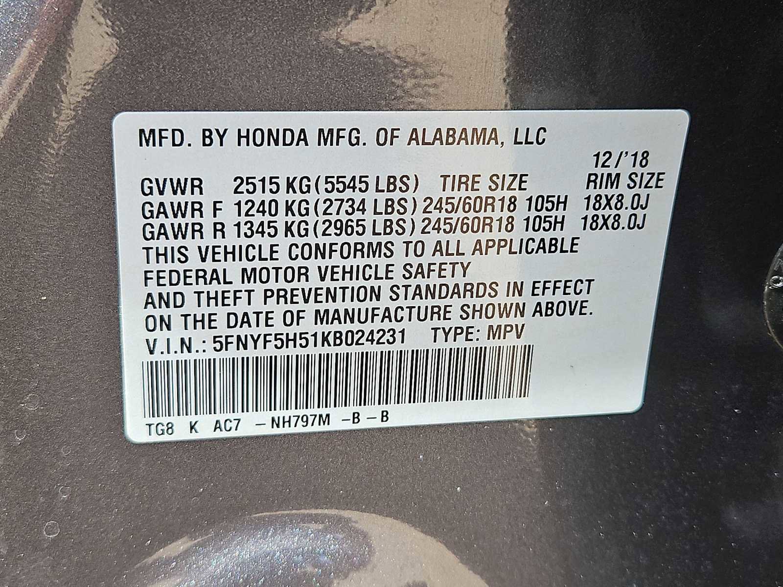 Used 2019 Honda Pilot EX-L image 35