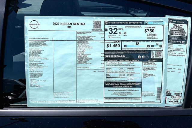 New 2027 Nissan Sentra SR w/ SR Premium Package FWD image 10