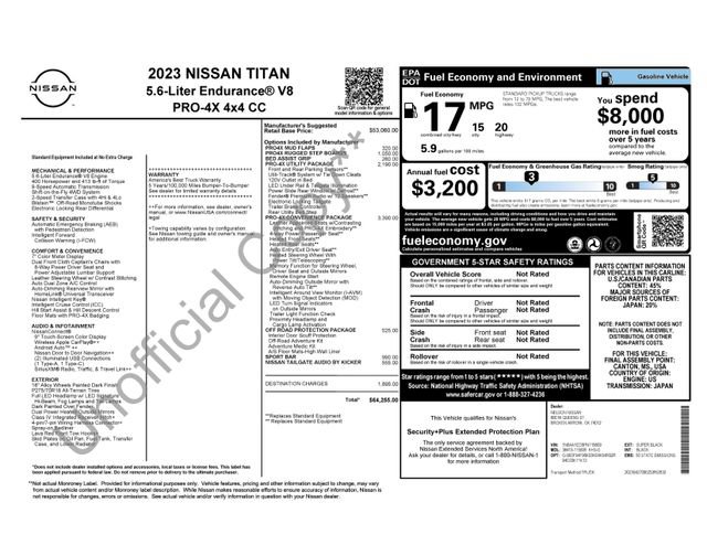 Used 2023 Nissan Titan PRO-4X w/ Pro-4x Convenience Package AWD/4WD image 27