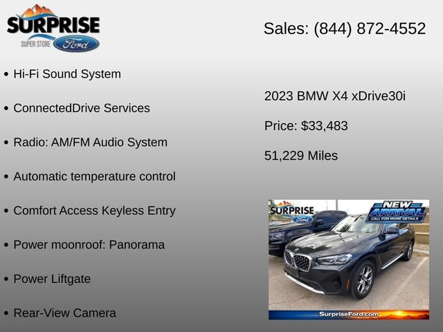 Used 2023 BMW X4 xDrive30i w/ Parking Assistance Package AWD/4WD image 18