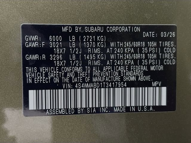 New 2026 Subaru Ascent Premium AWD/4WD image 32