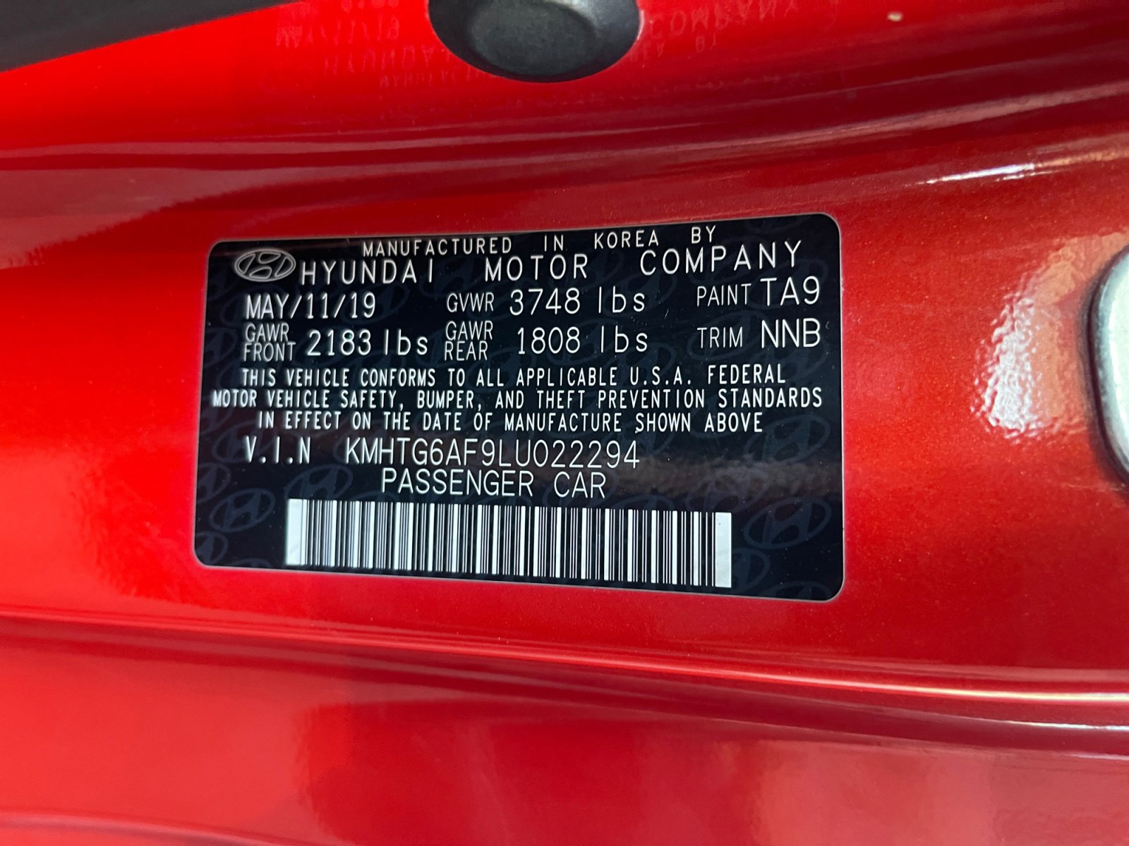 Used 2020 Hyundai Veloster 2.0 FWD image 24