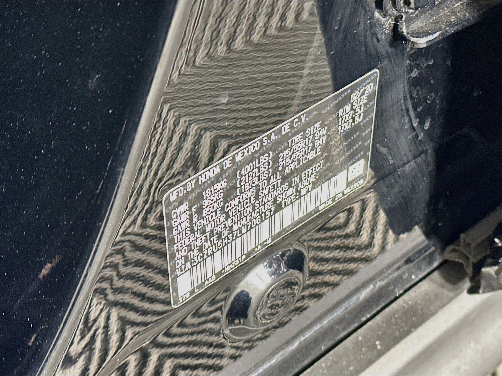 Used 2020 Honda HR-V LX image 12