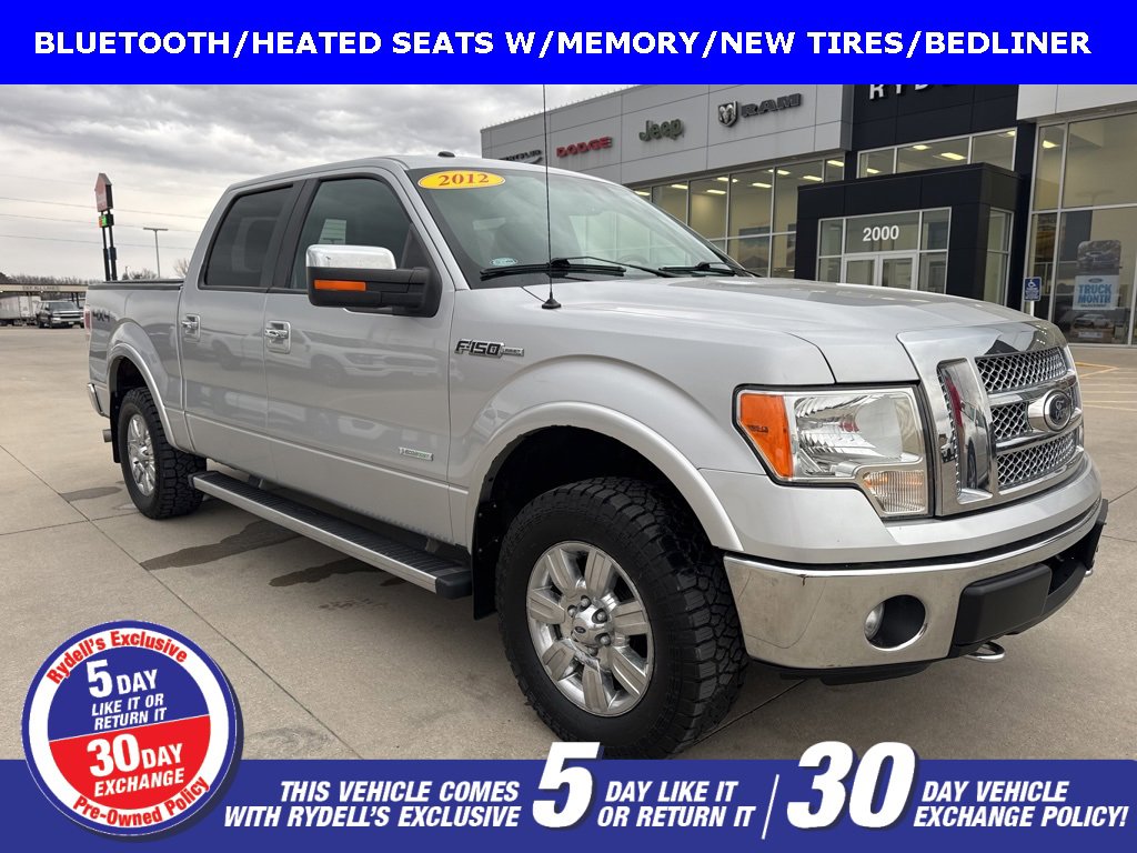Used 2012 Ford F150 Lariat w/ Lariat Chrome Pkg image 1