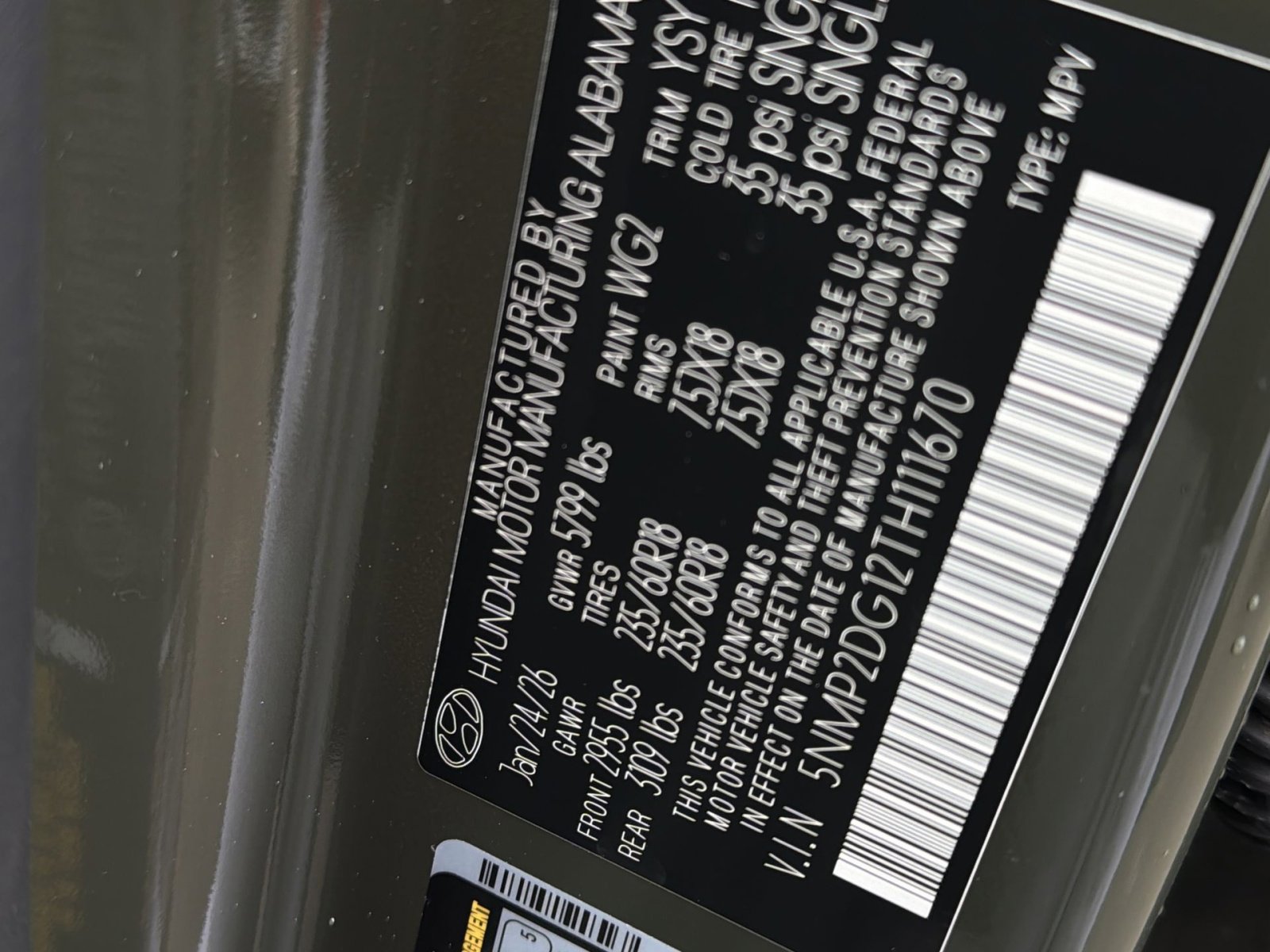 New 2026 Hyundai Santa Fe SEL image 28