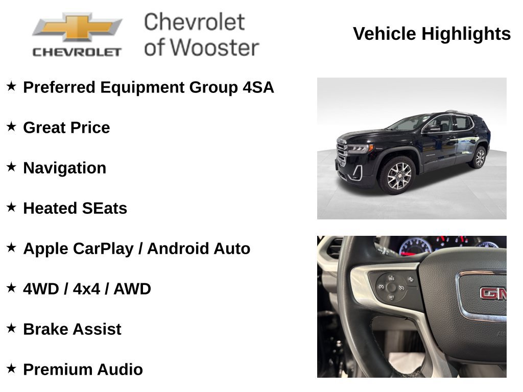 Used 2023 GMC Acadia SLT AWD/4WD image 2