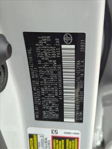 Used 2022 Toyota Camry XSE w/ Navigation Package FWD image 2