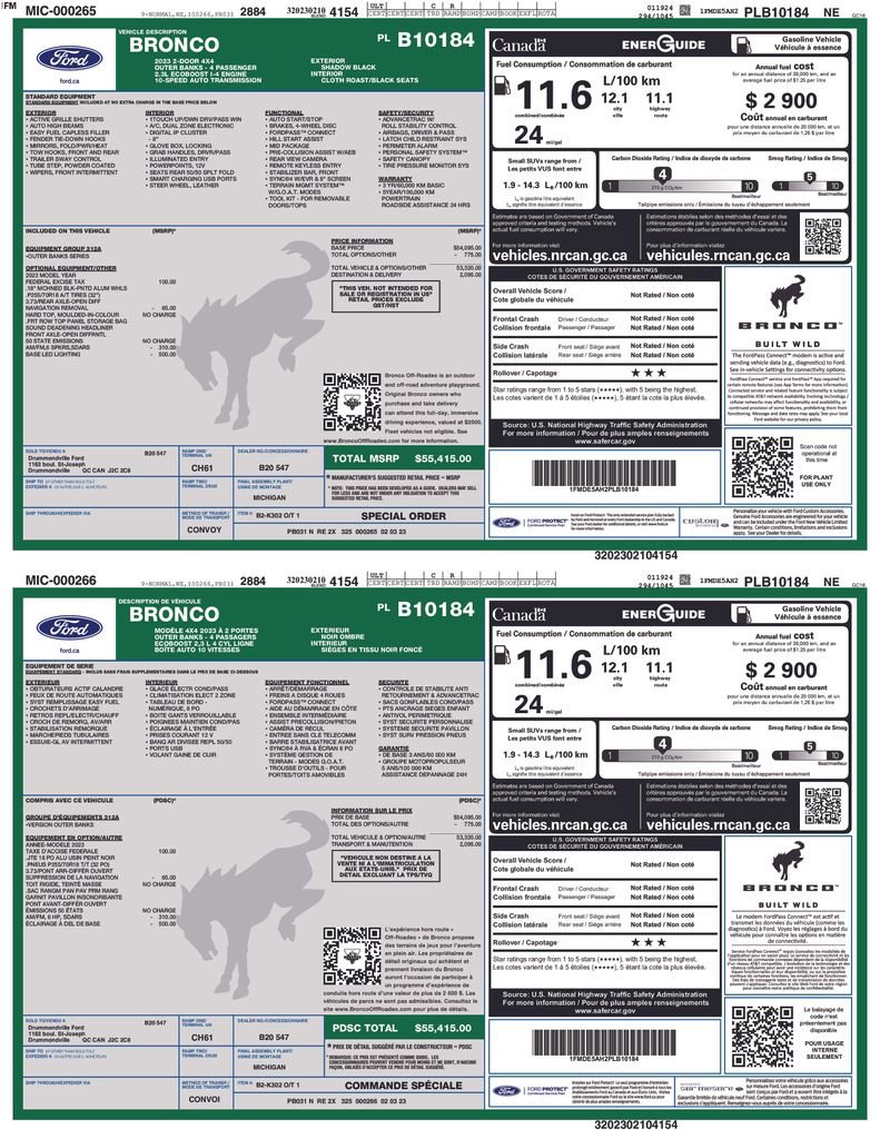 Used 2023 Ford Bronco Outer Banks image 2
